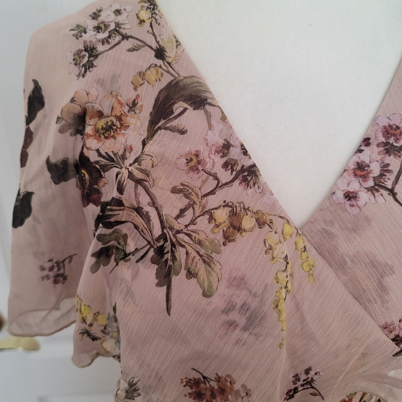 ASOS Maxi Floral Dress Size 4 - Picture 5 of 6